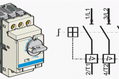 GV2-L magnetic circuit breaker (Schneider Electric) and its graphic symbol