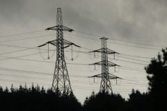 High-voltage transmission lines in New Zeland