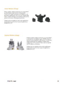 Instrument Current and Voltage Transformers - 2