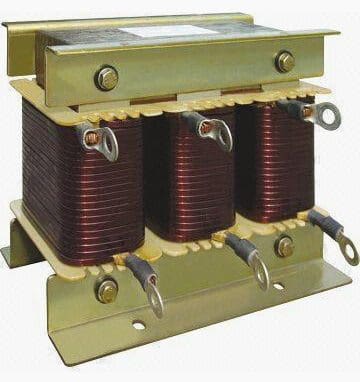 Inverter output AC line reactor