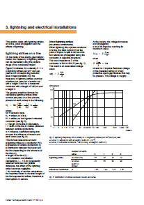 Lightning and HV electrical installations