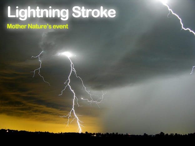 Lightning Stroke - Mother nature's Event