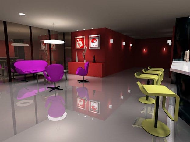 Meeting room designed with Litestar 4D