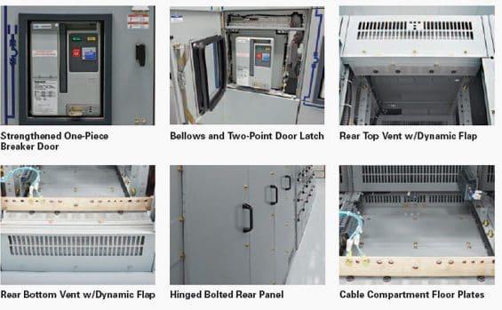 LV switchgear compartments (photo credit: Eaton)