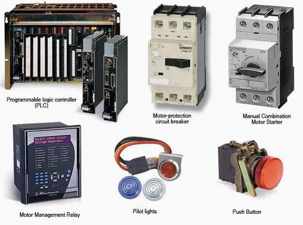 Low voltage motor control center components