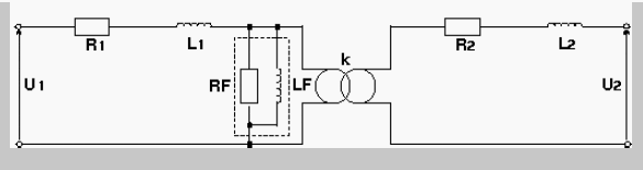 Measurement of no load losses and no load current scheme