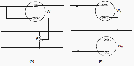 Methods of measuring the power in three-phase systems