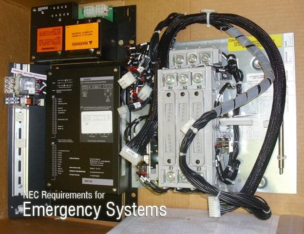 NEC Requirements for Emergency Systems