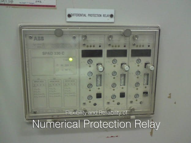 Flexibility and Reliability of Numerical Protection Relay