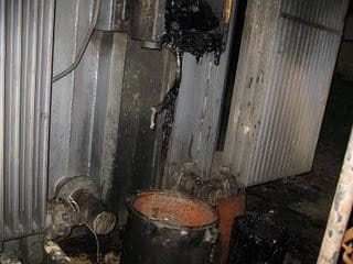 High cost transformer oil is leaking transformer