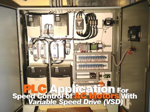 PLC Application For Speed Control of AC Motors With VSD | EEP hvac pump wiring diagram 