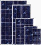 Polycrystalline solar panel