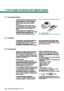 Power supply of lighting circuits