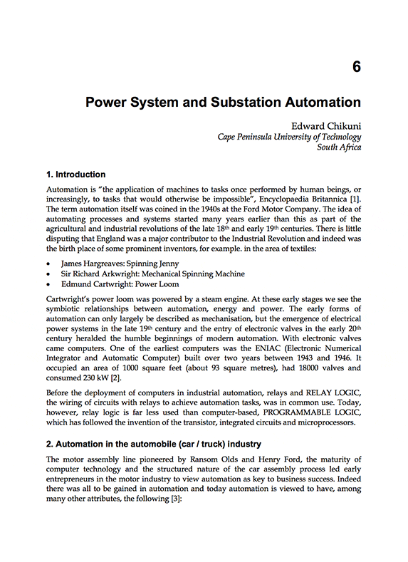 Power System and Substation Automation Guide