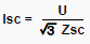 Short circuit current at a point F