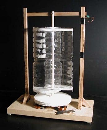 Small home wind turbine based on vertical axis