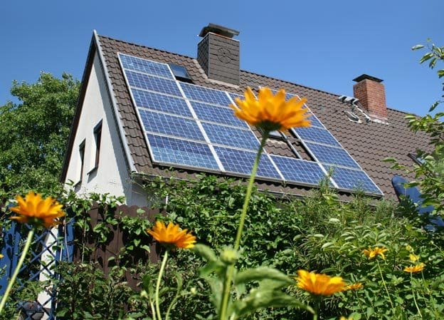 Solar powered house