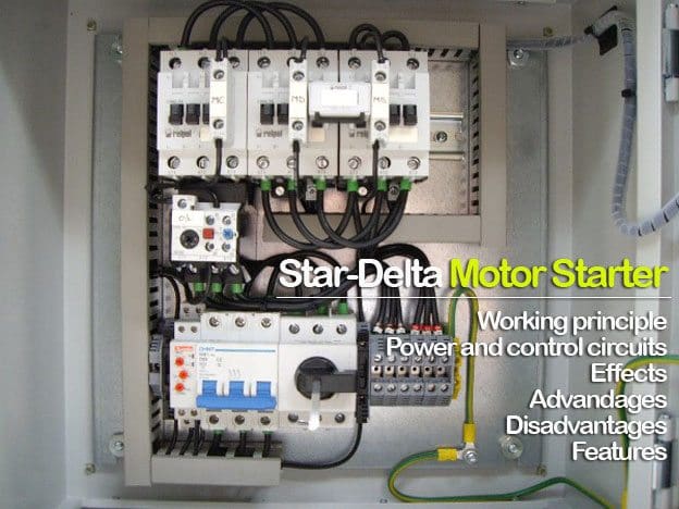 Star-delta motor starter explained in details | EEP wiring diagram for auto transformer starter 