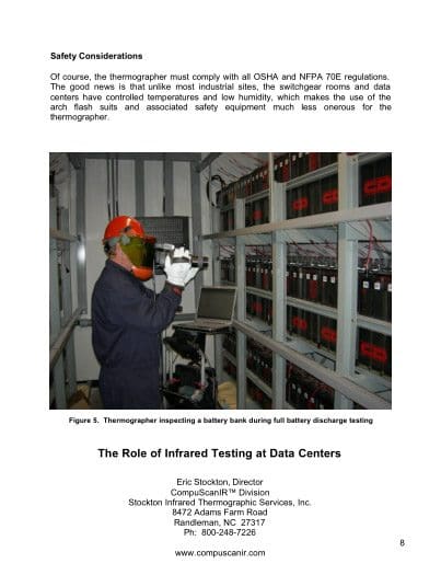 The Role of Infrared Testing at Data Centers