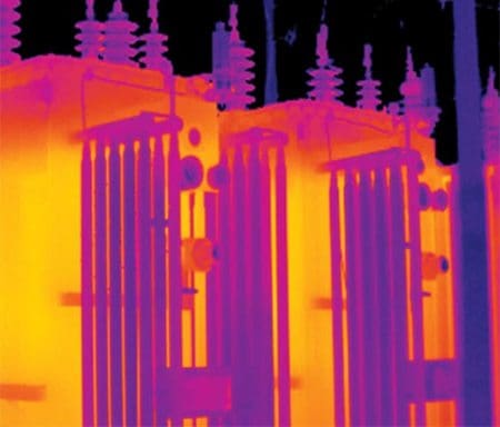 Thermography of oil valves