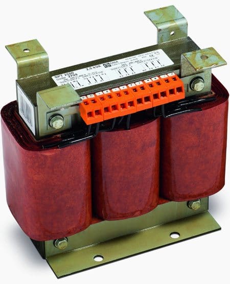 Three-phase isolation transformer