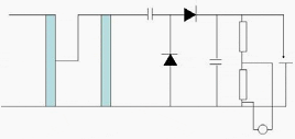 Typical doubling circuit for DC tests