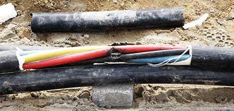 Underground cable fault