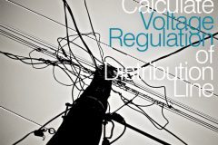 How to calculate voltage regulation of distribution line