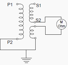 Figure - Measurement between secondaries and between secondary and ground